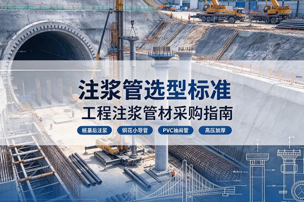 新化注浆管选型标准