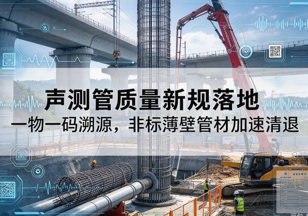 新化声测管质量新规落地，一物一码溯源，非标薄壁管材加速清退