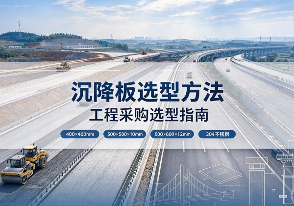 新化沉降板选择方法